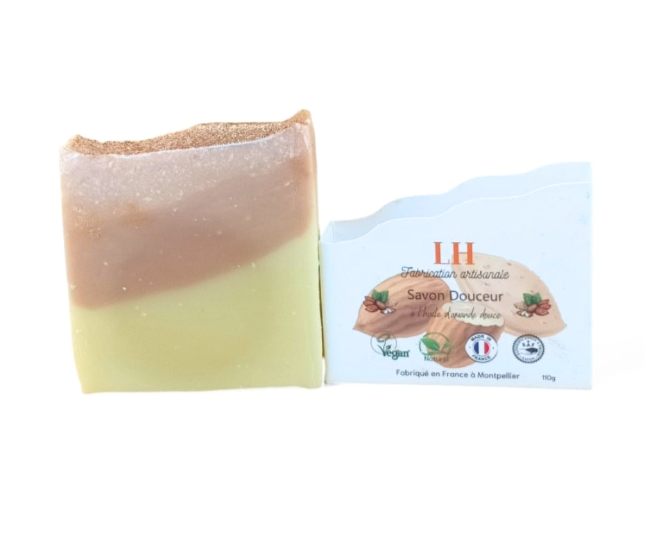 Handmade soap with Sweet Almond oil