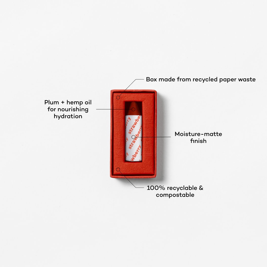 3-in-1 Balmie Makeup Crayon Singles-Strawberry