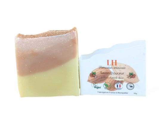 Handmade soap with Sweet Almond oil